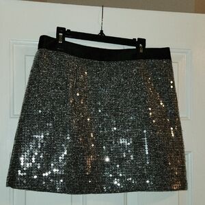 MARK. Sequin Mini Skirt